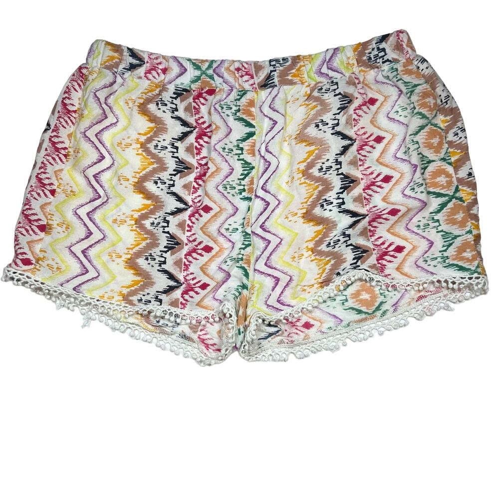 Raga Colorful‎ Pattern Shorts Size Small